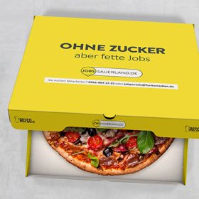 Pizzakarton To-Go Produkte To-Go Kampagnen Beispiele AD2GO