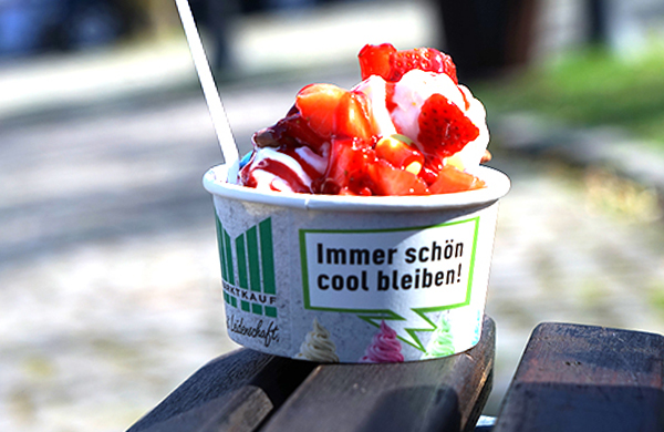 Eisbecher To-Go Produkte To Go Kampagnen Beispiele AD2GO