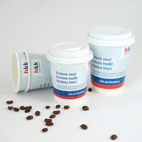 HKK Krankenkasse Coffee To-Go Becher To-Go Kampagnen Beispiele AD2GO