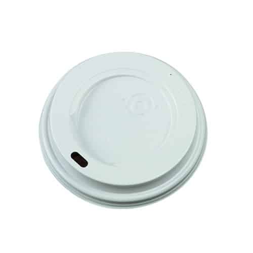Coffee to go Becher Deckel in weiß ohne Schatten